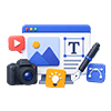 Content Creation and Design icon