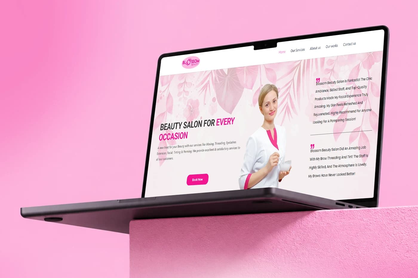Portfolio preview for Blossom Beauty