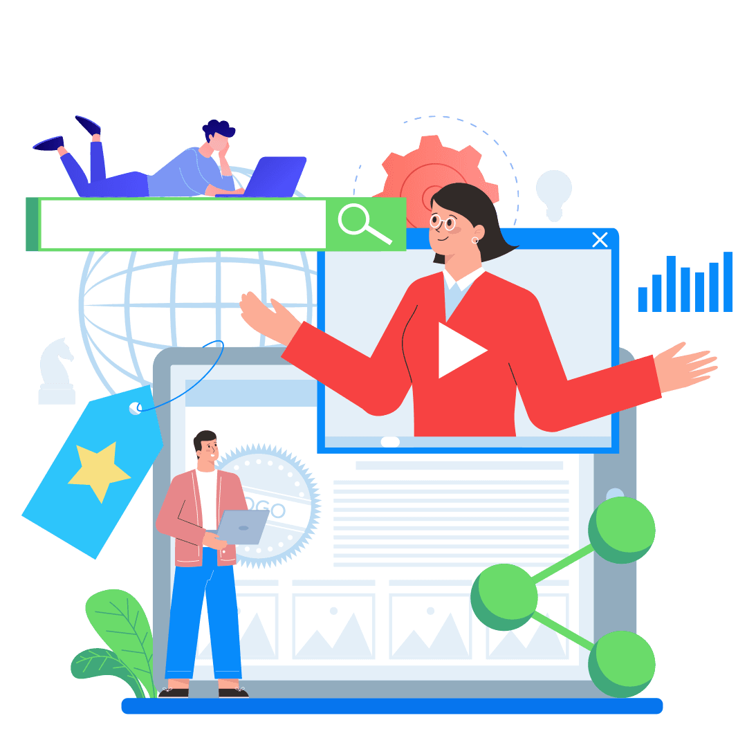 Brand identity design services illustration featuring logo creation, brand guidelines, packaging design, visual branding assets, and brand strategy development. ?? Brand Identity Design Agency For Brands Who Want to Grow Services