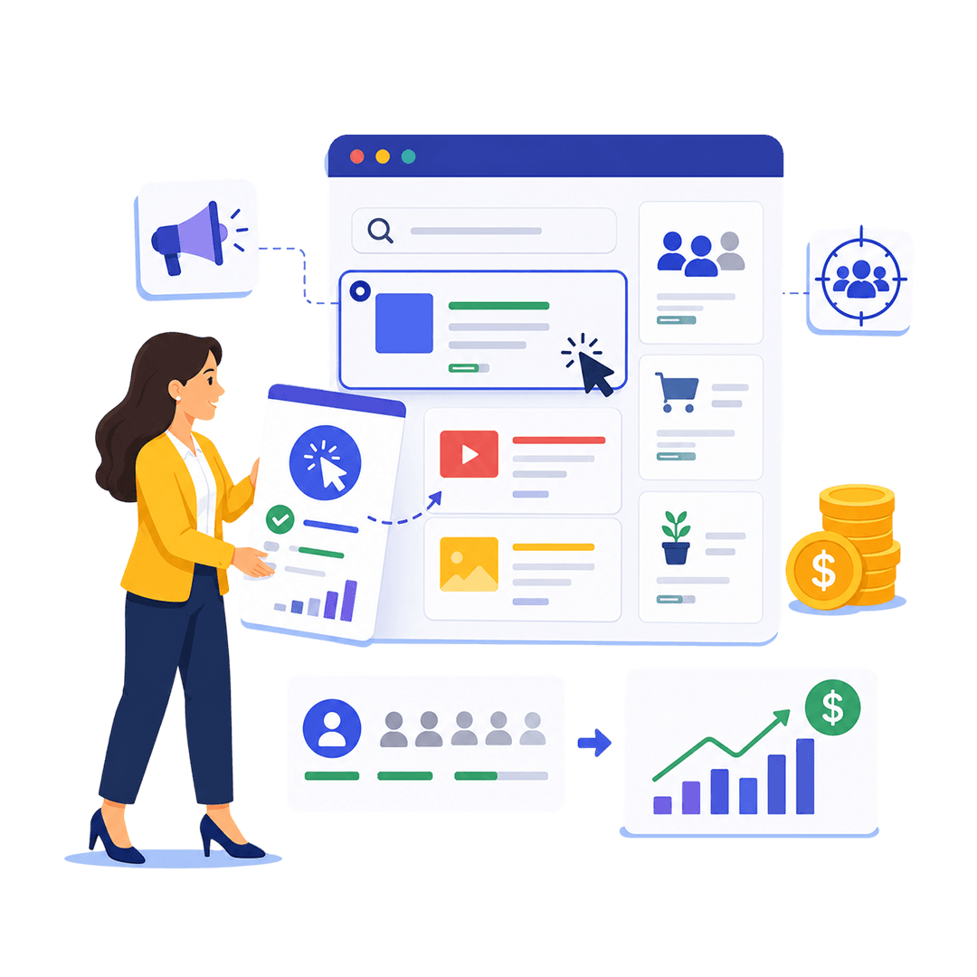 PPC advertising services with campaign targeting, lead generation, conversion tracking, and online marketing tools  ?? PPC Advertising Company Focused on Smart Ad Campaigns Services