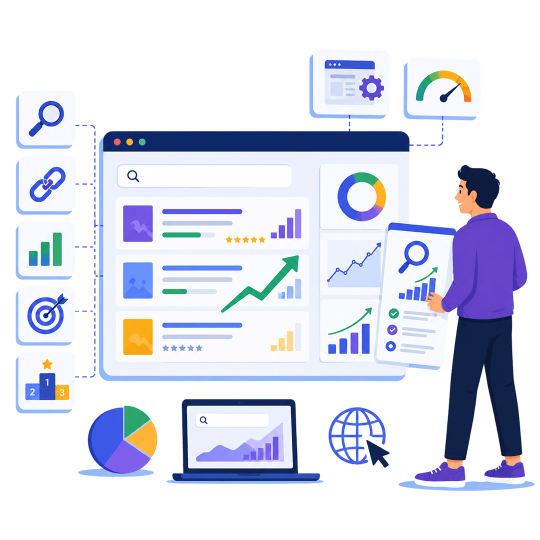 SEO services including keyword research, website optimization, traffic analysis and digital marketing strategy ?? SEO Company in India For Reliable and Organic Growth Services