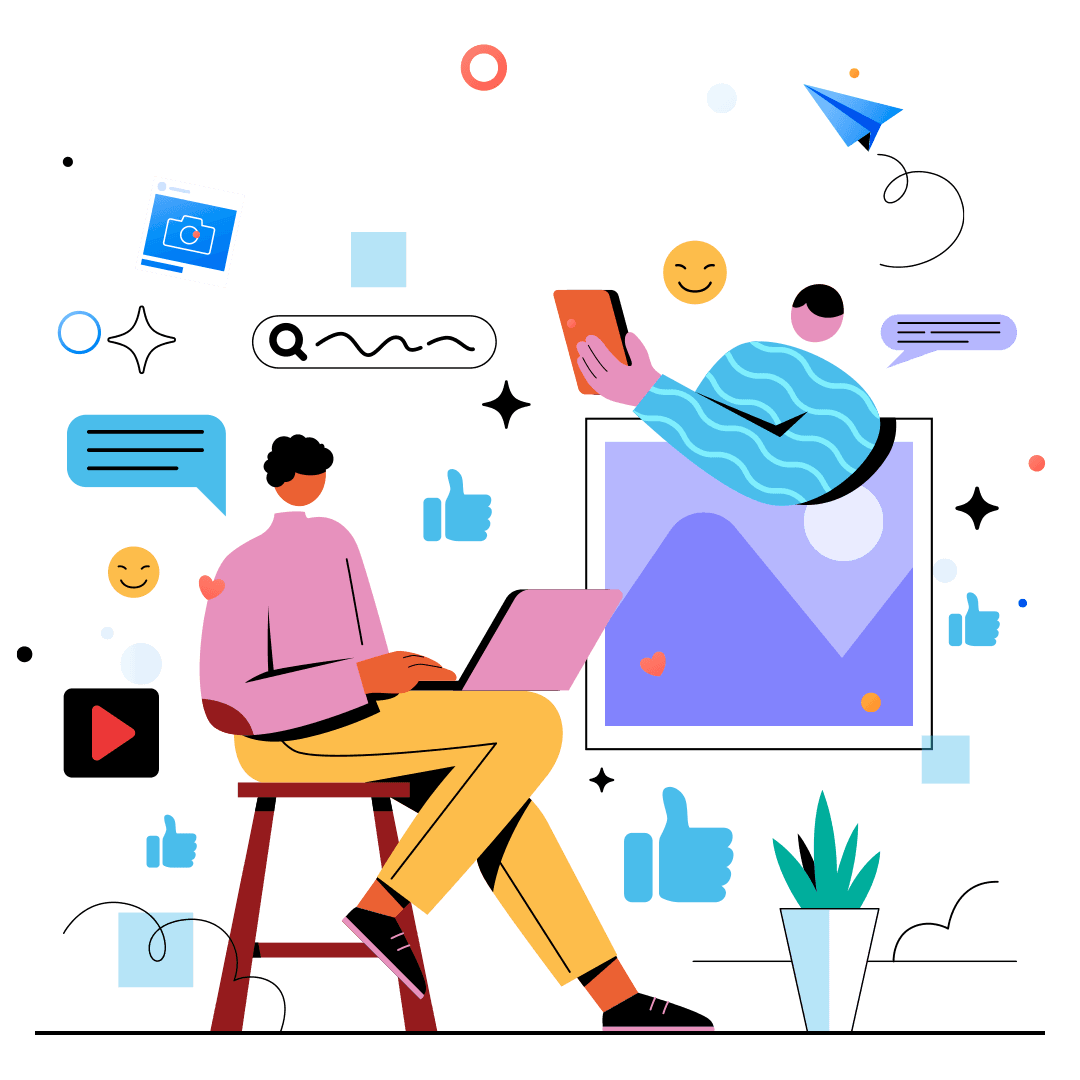 Professional social media marketing and content creation services for business growth 