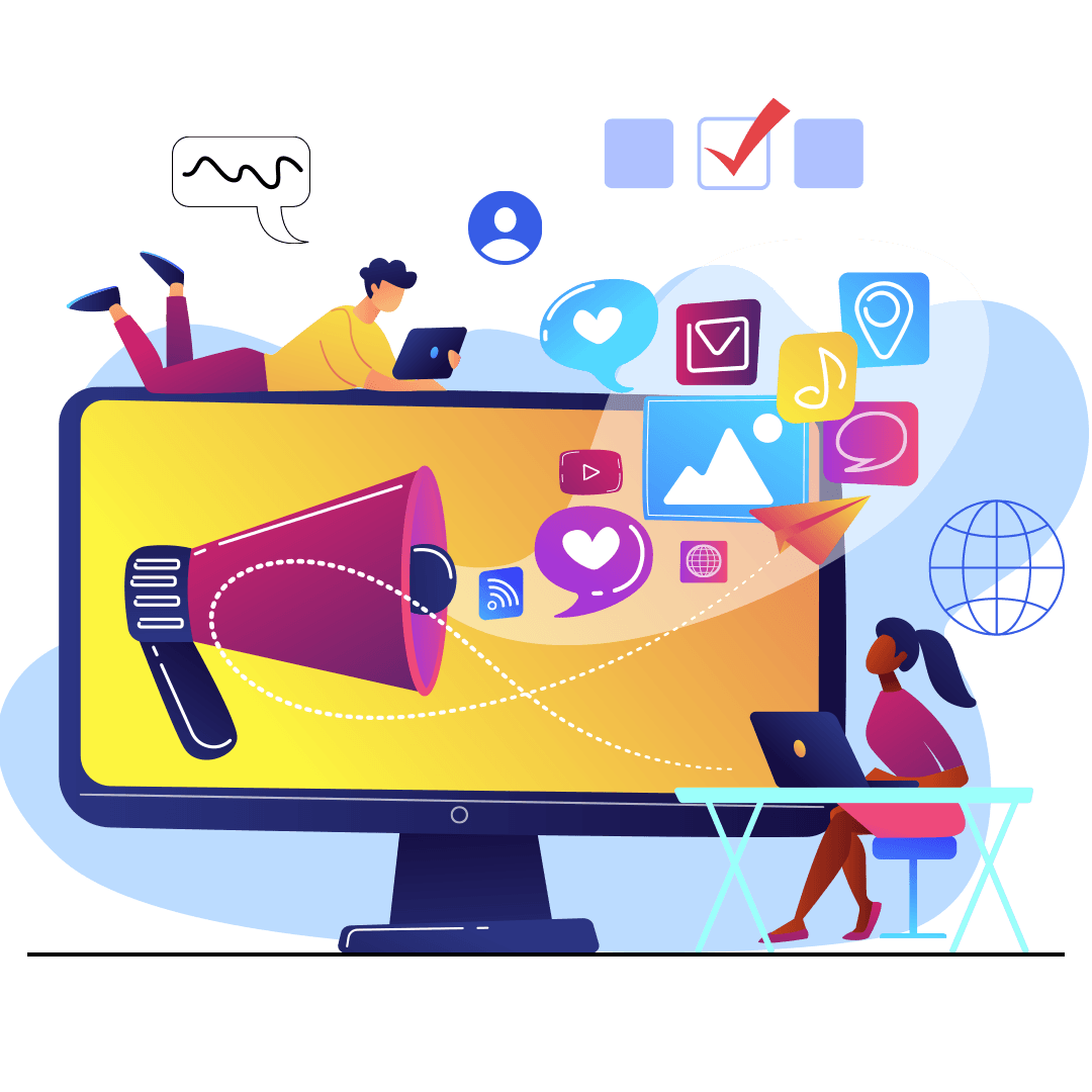 Experienced social media marketing team managing campaigns, audience engagement, and brand growth strategies  ?? What Do We Offer in Social Media Marketing Services? Services