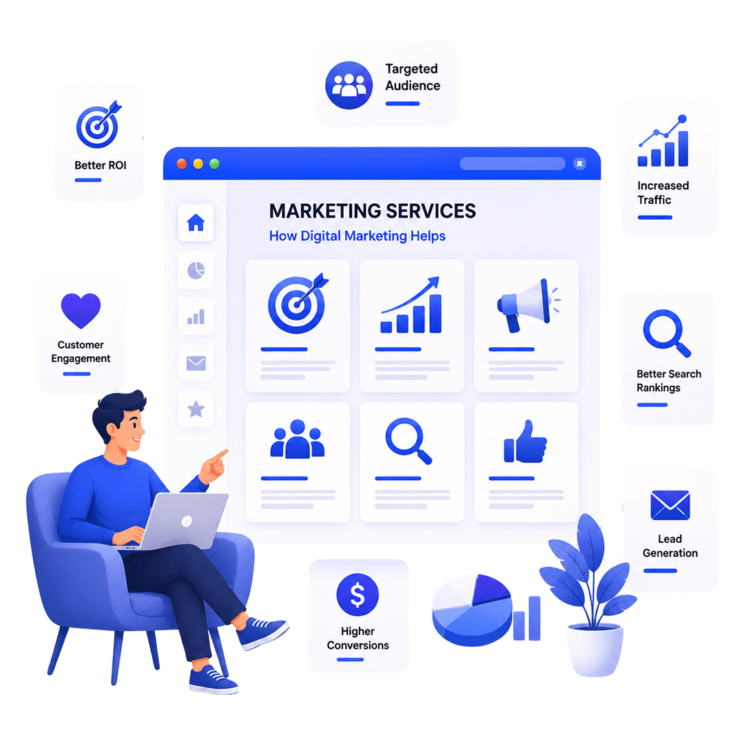 Marketing Services Benefits Image