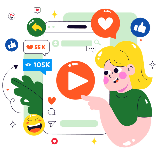 Social Media Creative Design Service Image